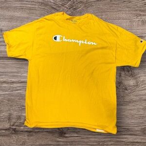 Champion Yellow Short Sleeve Tee